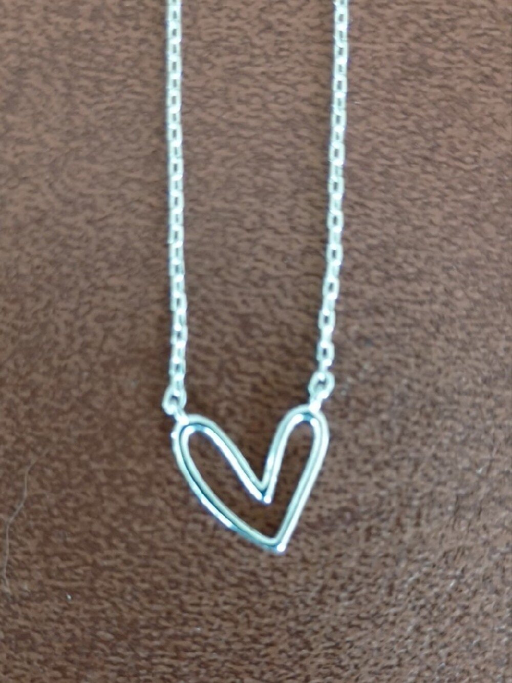 Silver Heart Pendant Necklace - Picture 4 of 4